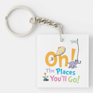 Porte-clés Dr. Seuss   Oh, les endroits où tu vas !