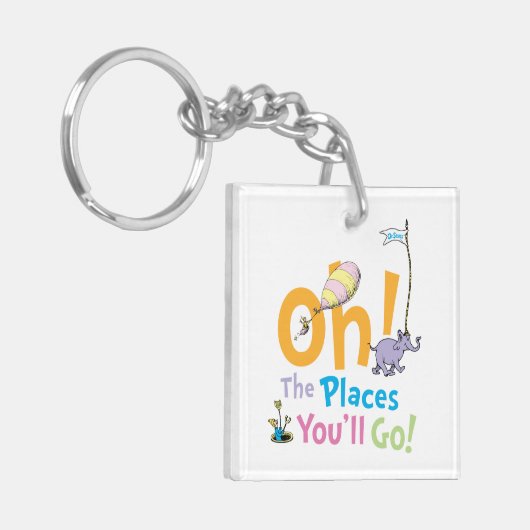 Porte-clés Dr Seuss | Oh, les endroits où vous irez ! (Devant gauche)