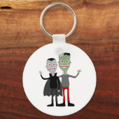 Porte-clés Dracula et Frankenstein (Recto)