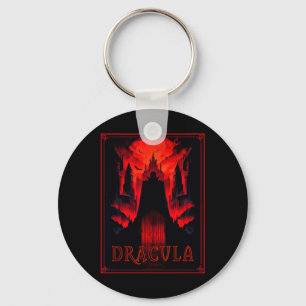 Porte-clés Dracula Gothique Horreur Vampire Art -halloween Va