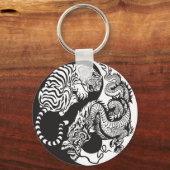 Porte-clés dragon and tiger yin yang (Recto)