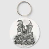 Porte-clés Dragon avec Zombie (Recto)