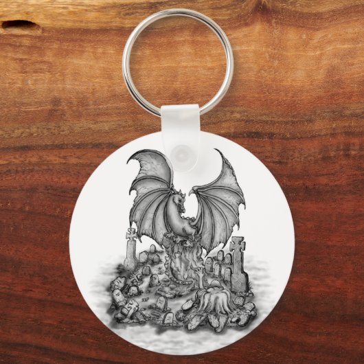 Porte-clés Dragon avec Zombie (Verso)