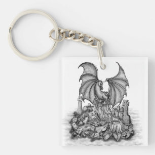 Porte-clés Dragon avec Zombie