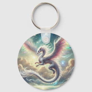 Porte-clés Dragon blanc