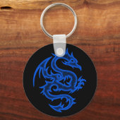 PORTE-CLÉS DRAGON BLEU (Recto)