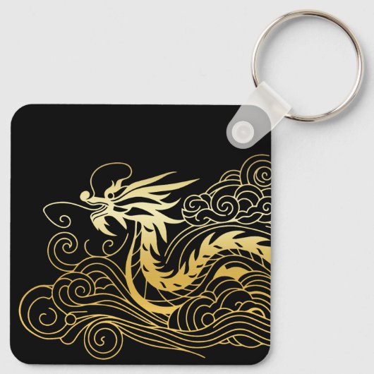 Porte-clés Dragon chinois (Dos)