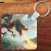 Porte-clés Dragon chinois (Verso)
