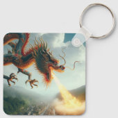 Porte-clés Dragon chinois (Dos)