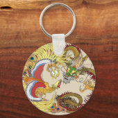 Porte-clés Dragon chinois et phoenix (Recto)