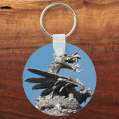 Porte-clés Dragon, City Hall Cardiff, Pays de Galles, Royaume (Recto)