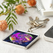 Porte-clés Dragon cosmique de Tourmaline (Côté)