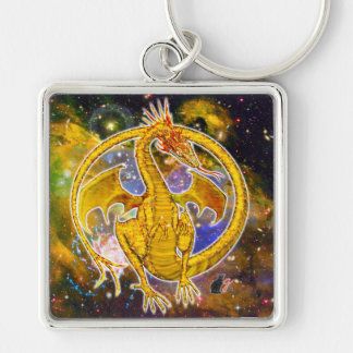 Porte-clés Dragon cosmique Topaz 