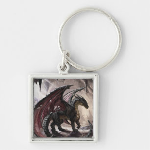 Porte-clés Dragon Dans La Grotte