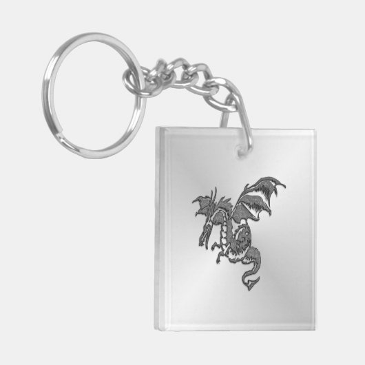 Porte-clés Dragon d'argent (Devant gauche)