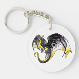 Porte-clés Dragon de Fierté Aplatonique