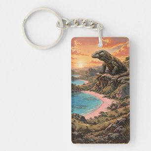 Porte-clés Dragon de Komodo Roi de l'Île