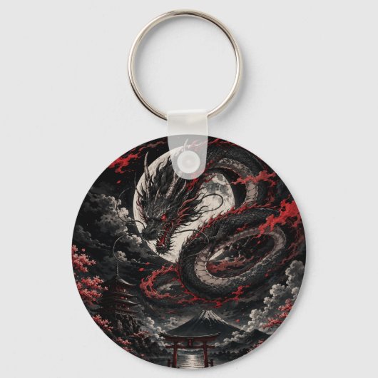 Porte-clés Dragon de la Lune de Sang (Recto)