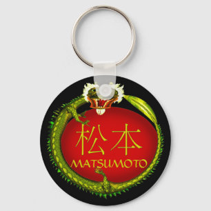 Porte-clés Dragon de monogramme de Matsumoto