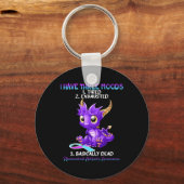 Porte-clés Dragon de sensibilisation à l'arthrite rhumatoïde  (Recto)