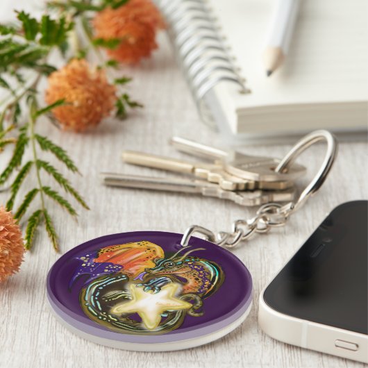 Porte-clés Dragon de Star Glow (Devant droit)