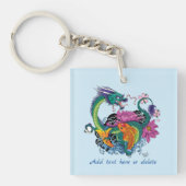 Porte-clés Dragon d'eau chinois Poisson Koi (Devant)