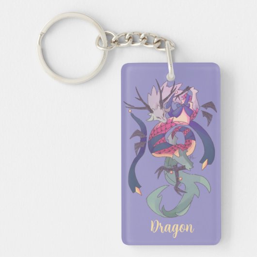 Porte-clés Dragon, dragon (Devant)