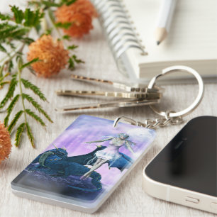 Porte-clés Dragon Et Fée