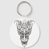 Porte-clés Dragon feuille (Recto)