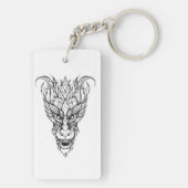 Porte-clés Dragon feuille (Dos)