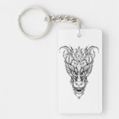 Porte-clés Dragon feuille (Devant)