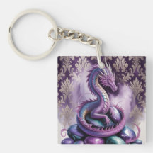 Dragon gothique mystique pourpre