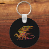 Porte-clés Dragon Mosaïque Incroyable (Recto)