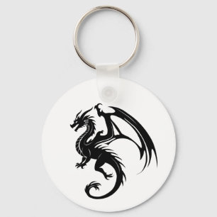 Porte-clés Dragon noir