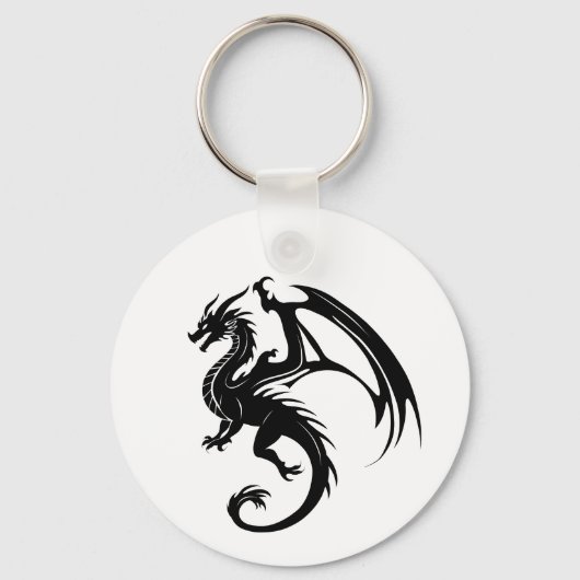 Porte-clés Dragon noir (Verso)
