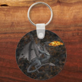 Porte-clés Dragon qui respire le feu (Recto)