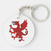 Porte-clés Dragon Rampant Gules (Dos)
