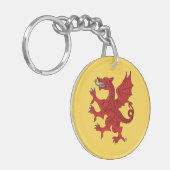 Porte-clés Dragon Rampant Gules (Devant gauche)