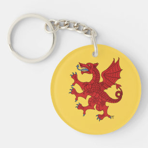 Porte-clés Dragon Rampant Gules