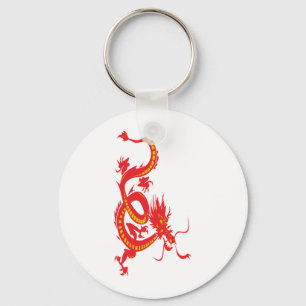 Porte-clés Dragon rouge