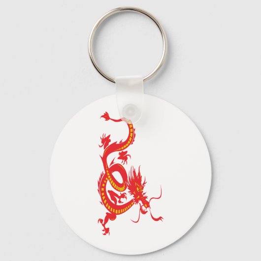 Porte-clés Dragon rouge (Recto)