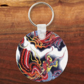 Porte-clés Dragon rouge japonais (Recto)