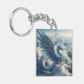 Porte-clés Dragon superbe entouré de nuages (Devant gauche)