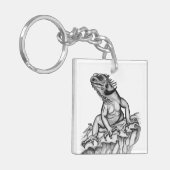 Porte-clés Dragon sur le rocher (Devant gauche)