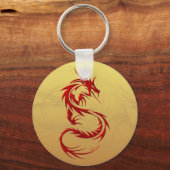 Porte-clés Dragon tribal (Recto)