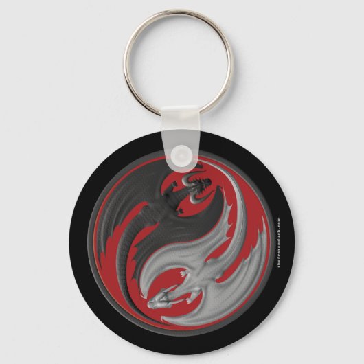 Porte-clés Dragon Yin-Yang (Recto)