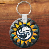 Porte-clés Dragon Yin Yang (Recto)
