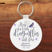 Porte-clés Dragonflies Et Stars Citation Memorial (Recto)