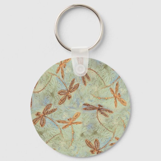 Porte-clés Dragonfly Dance Gold (Recto)