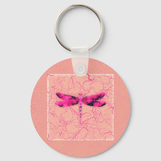 Porte-clés Dragonfly de sensibilisation au cancer du sein (Recto)